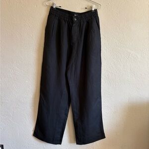 Madewell Linen Blend Pull-On High Rise Pants